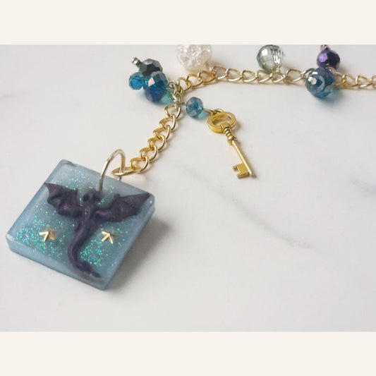 The Dragonkeeper's Key Car Charm